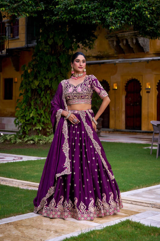 Rangoli Crush With Sequins And Thread Embroidery Work With Canvas And Can Can Lehenga Choli
