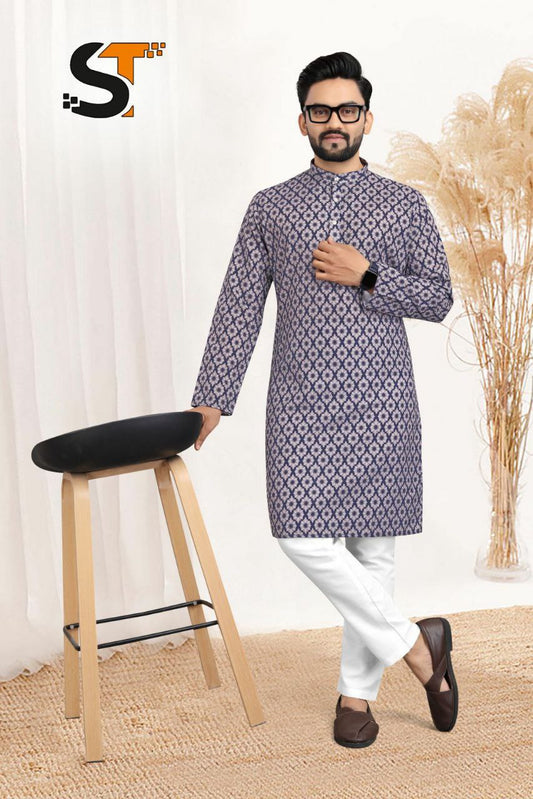 NEW ARRIVAL COTTON KURTA FOR MEN