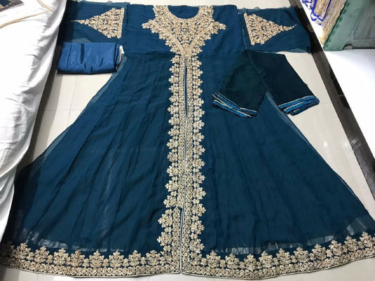 Gulkand Almirah Heavy Fox Georgette Gown