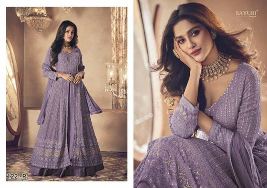 LIGHT PURPLE DRESS SET FOR WOMEN IN NEW DESIGN
