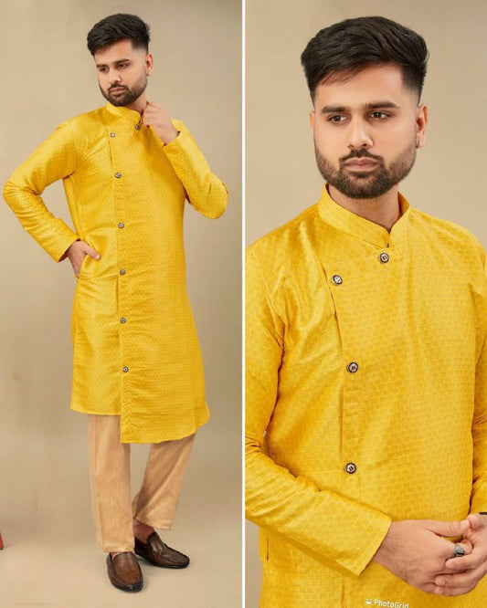 Cross button Kurta And Pyjama For all Types of occasions i