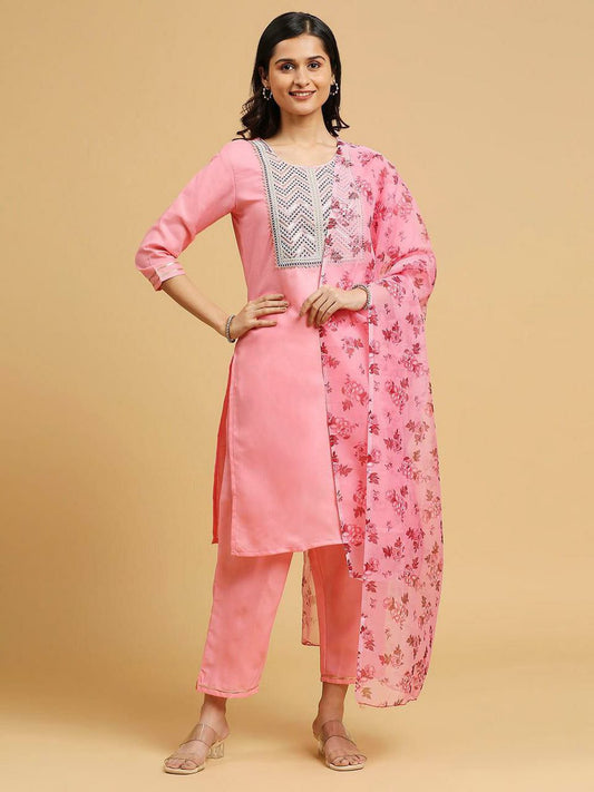 New Designer Kurti Pent Dupatta Set