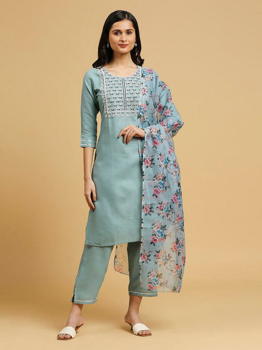 New Designer Kurti Pent Dupatta Set