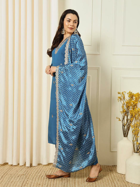 New Designer Kurti Pent Dupatta Set