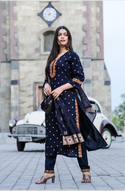 RAYON PRINTS NEW DESIGNER KURTI
