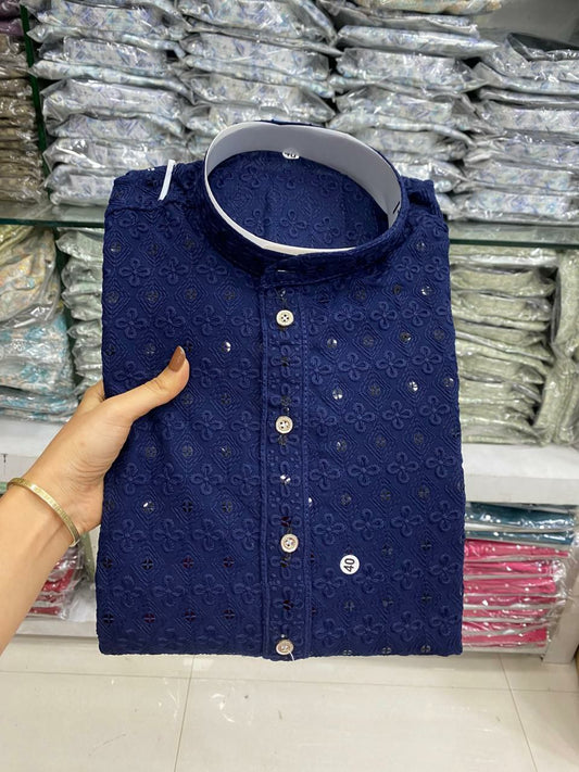 NEW RAYON DESIGNER KURTA FOR MEN