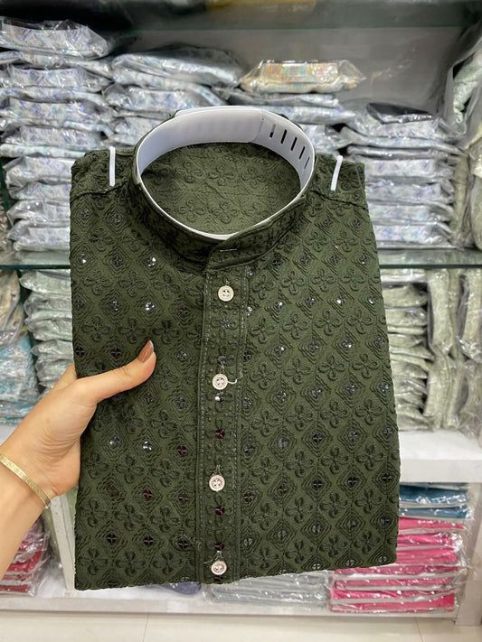 NEW RAYON DESIGNER KURTA FOR MEN