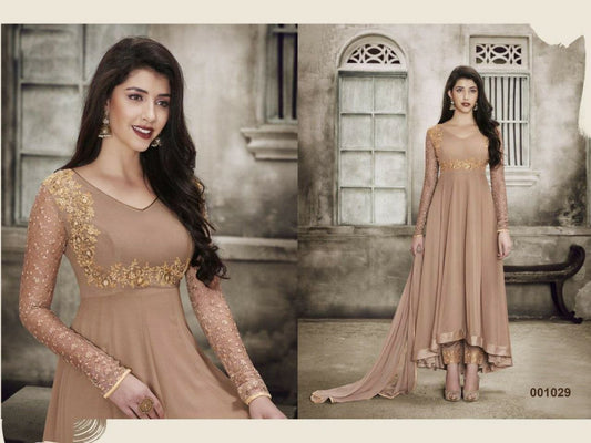 Georgette With Badla Jari Embroidery work new designer kurti