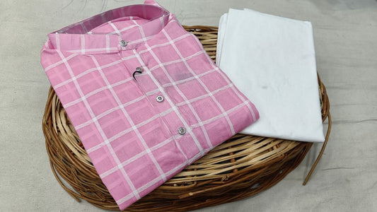 PURE COTTON LONG KURTA FOR MENS