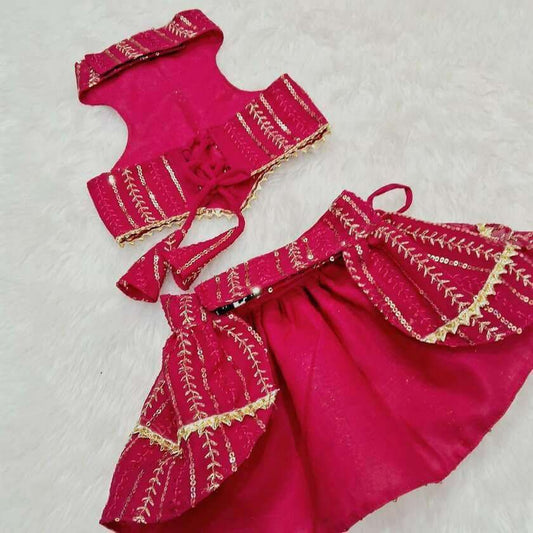 Lehanga choli for dogs & cat