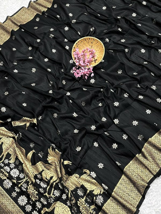 DESI TUSAAR SILK CLASSICAL SAREE