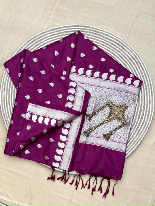 Pure Smooth Banarasi Cotton