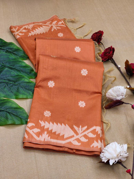 BANGLORI HANDLOOM RAW SILK SAREE