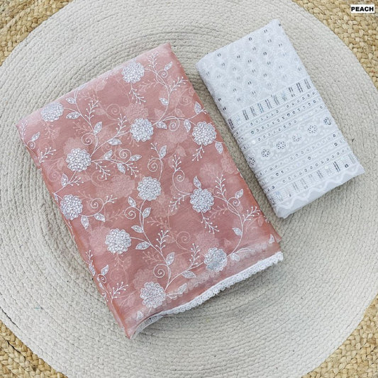 Full Saree Of Heavy quality Jimmy Cho With Heavy Foil & Pulpy Print