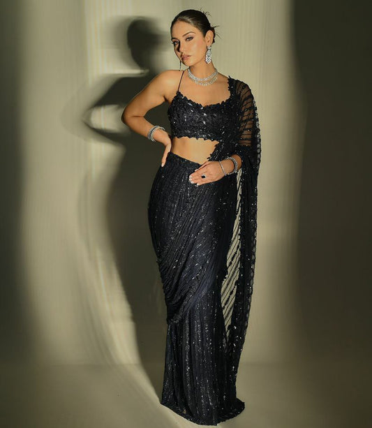 Full Saree Of Heavy quality Mono Net