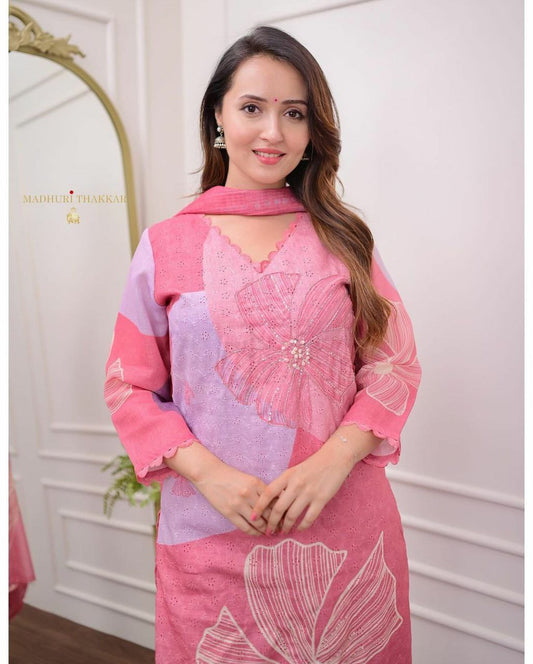 DIGITAL SHINING COTTON Full Duppta