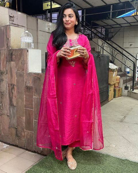 Viscose chanderi beautifull kurtis