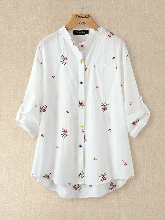 Heavy Viscose Rayon With Embroidery Stich Work top