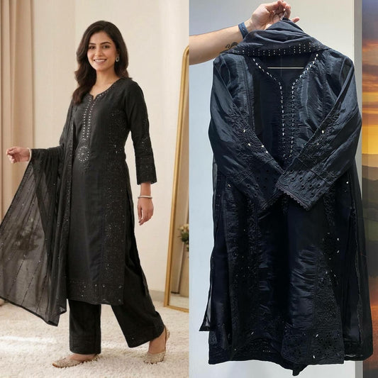 Plazzo And Kurti Set