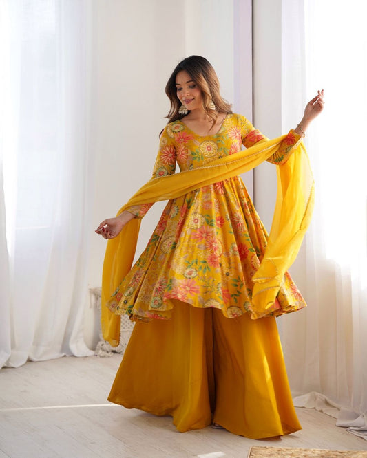 Anarkali Kurti Set