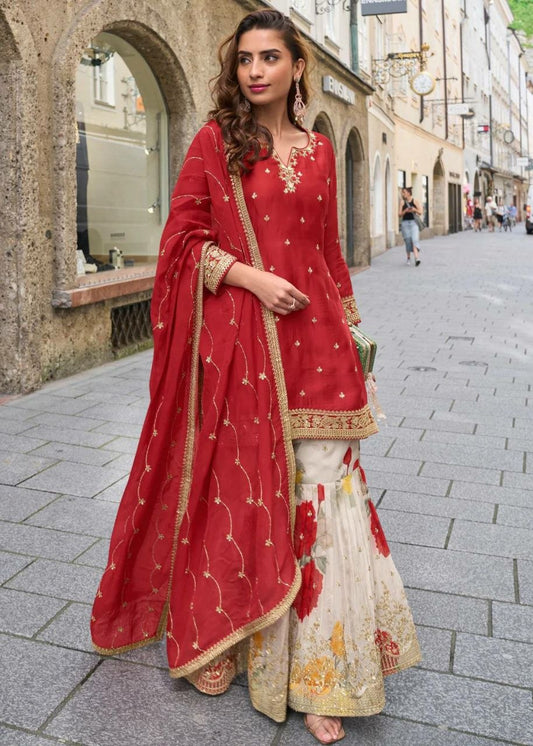 Sarara And Kurti Set