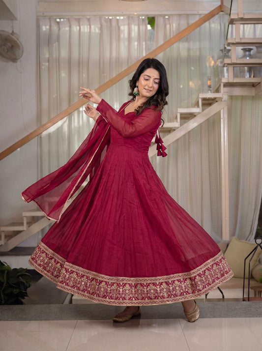 Anarkali Gown