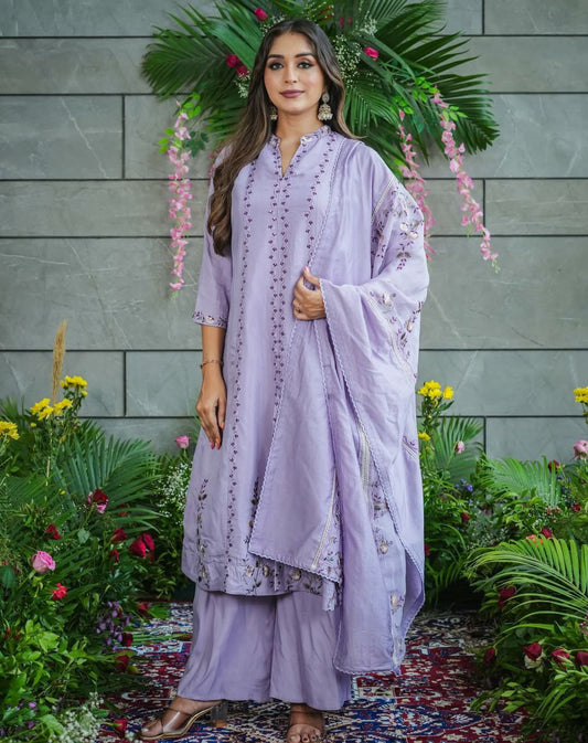 PURE SOFT MUSLIN COTTON EMBROIDERED DUPPATTA SETS