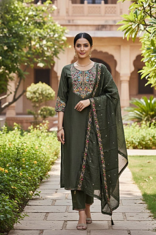 Embroidery Multi Sequence on Kurti