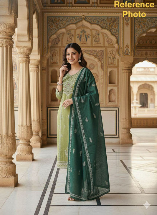 Pure Mul Cotton With Hand Block Print