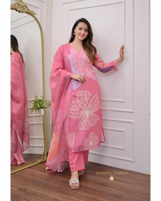 DIGITAL SHINING COTTON Full Duppta