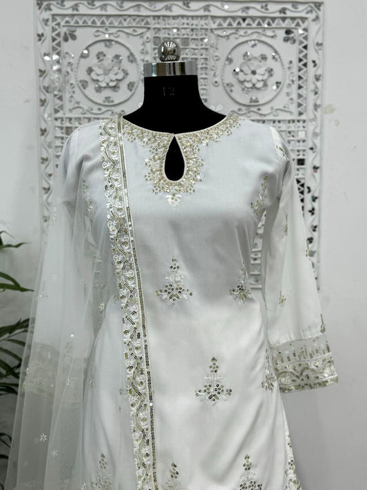 Heavy Muslin Cotton With Full Sleeve And Work Top Inner : Micro Cotton