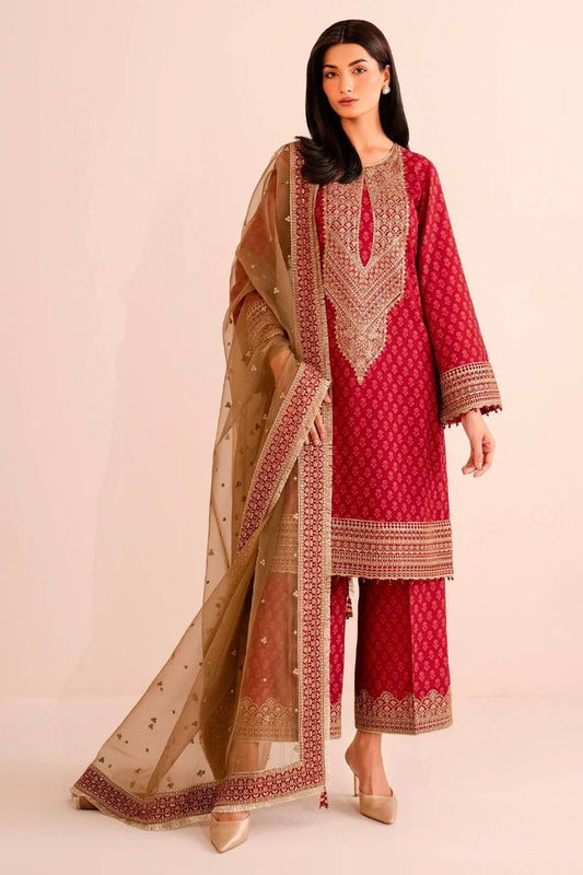 Pure Chinon Silk With Degital Print And Embroidery Sequence Work With Elastic And Lace Border Work Type Palazzo Dress