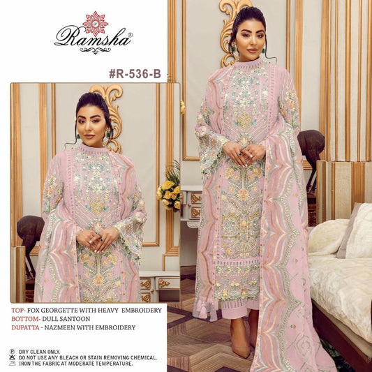 GEORGET HEAVY EMBROIDERY DRESS MATERIAL