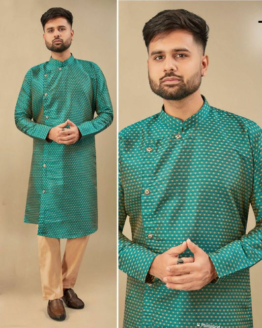 Cross button Kurta And Pyjama For all Types of occasions i
