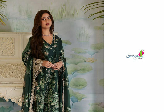 COTTON WITH CHIKANKARI EMBROIDERED KURTI SET