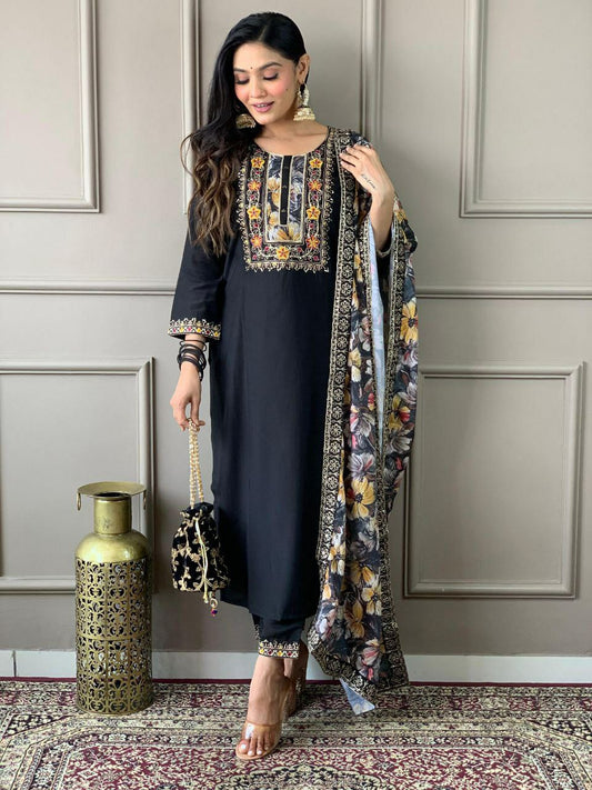 VISCOSE CHANDERI WOMEN KURTI