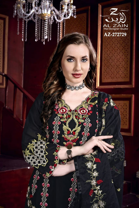 Designer Stylish Tunic Embroidery &amp; Pattern In Sleeve With Attractive Neck Work &amp; Daman Work &amp; Pant &amp; Fancy Dupatta With Embroidery Work