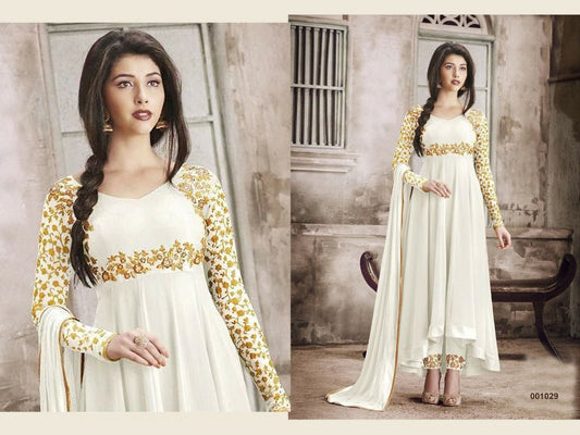 Georgette With Badla Jari Embroidery work new designer kurti