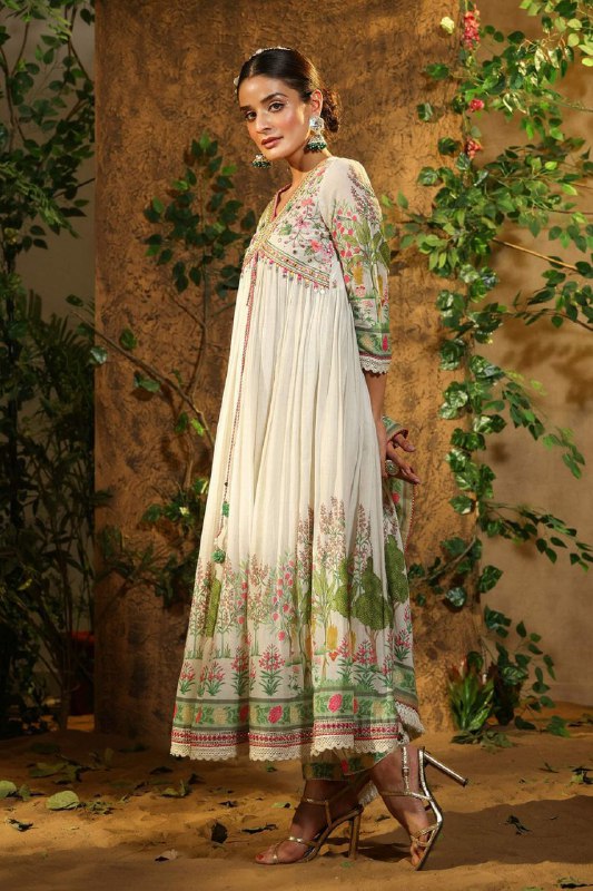 PURE MUSLIN ALIA KUT KURTI