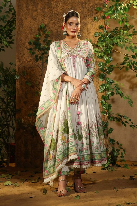 PURE MUSLIN ALIA KUT KURTI