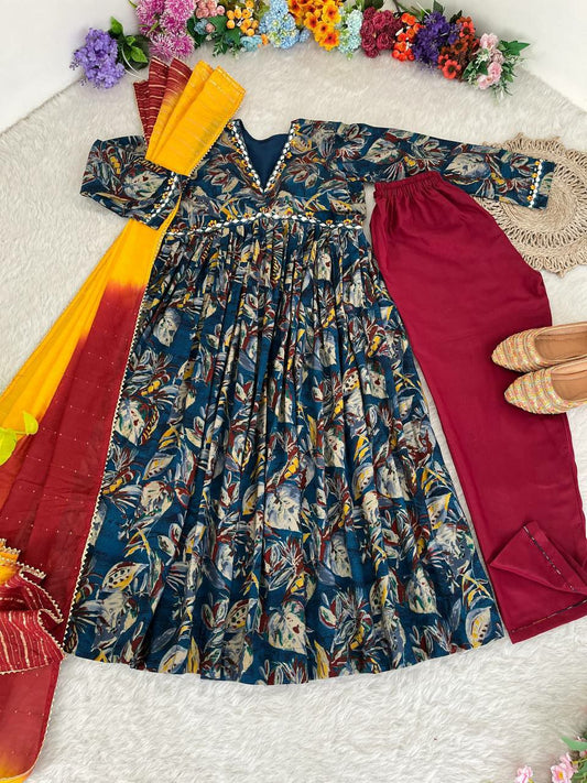PURE VISCOSE PV CHANDERI MILL PRINTED WORK KURTI