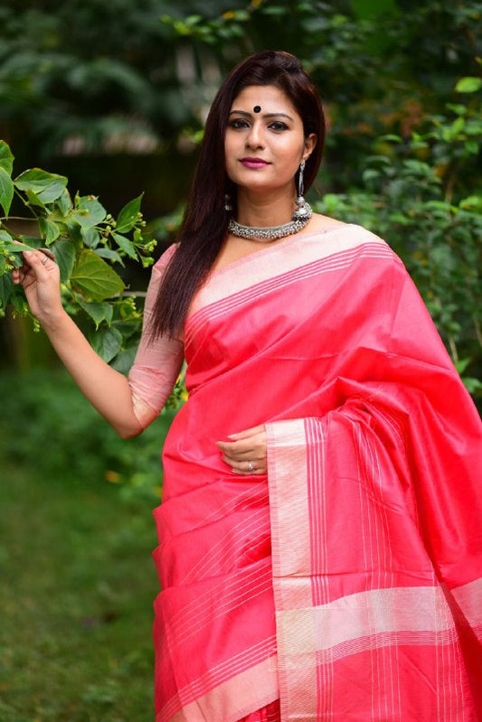 BANGLORI RAW SILK SAREE FOR WOMEN