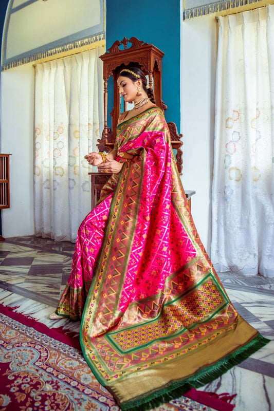 BANARASI SOFT SILK SAREE WITH BLOUSE