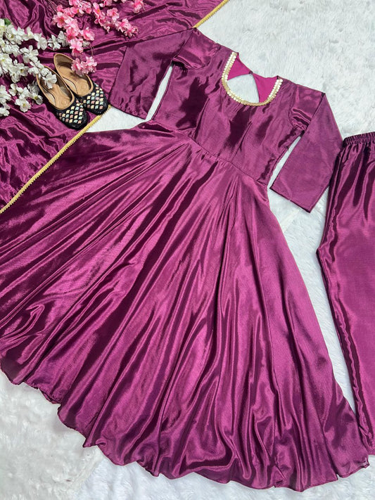 PREMIUM &amp; LUXURIOUS DESIGNER READYMADE ALIA CUT ANARKALI SUIT COLLECTIONS