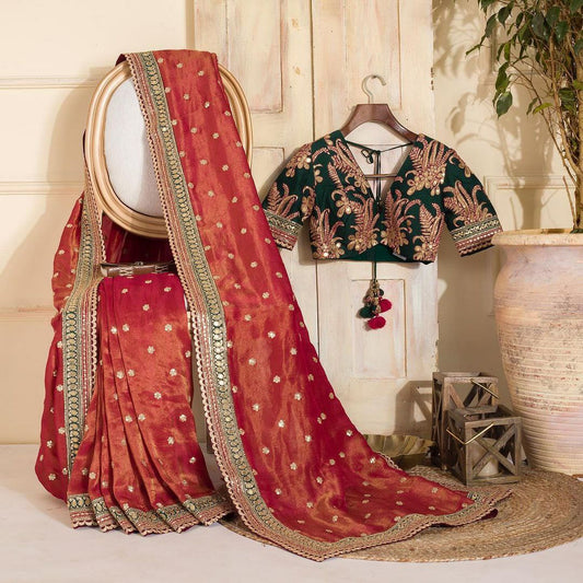 HEAVY TWILVE SEQUENCE WORK SAREE