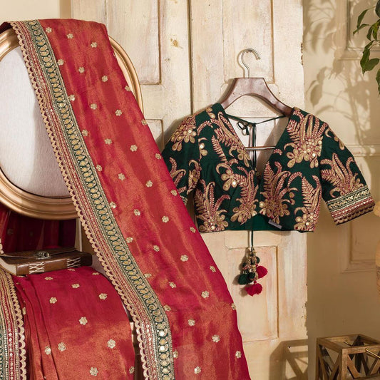 HEAVY TWILVE SEQUENCE WORK SAREE