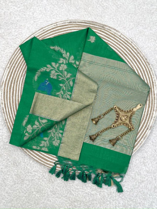 PURE LINEN SILK SAREE FOR WEDDING