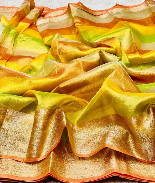 Launching the most trending and new in trend in banarsi soft crush silk saree