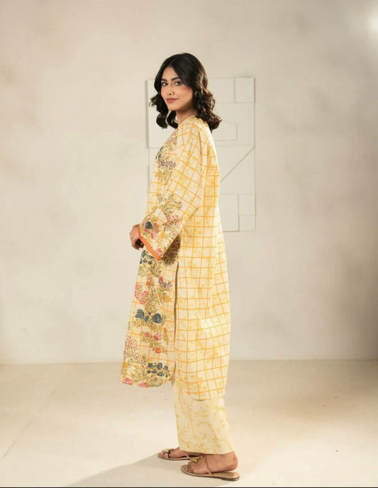 HEAVY CREPE WITH MICRO COTTON INAR & DIGITAL PRINT WORK WITH ELASTIC BOTTAM SUIT