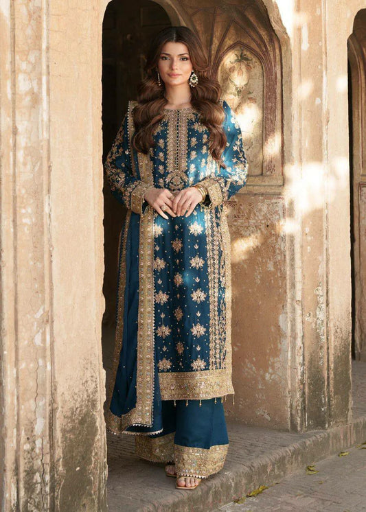 Heavy Georgette And Heavy Micro Cotton With Heavy Embroidery Sequence Work With Rivet Moti Work Top & Bottom Dress